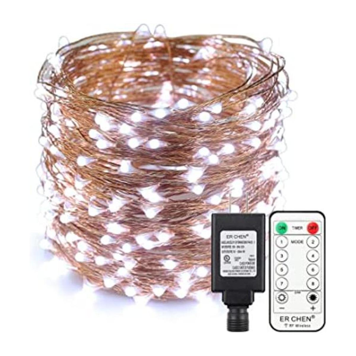 ER CHEN Cadena de luces LED de 99 pies 300 luces LED