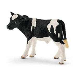 Schleich Farm World Holstein Figura de ternero educativa_1
