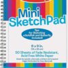 Melissa Doug Mini bloc de boceto de papel 6 x 9_5