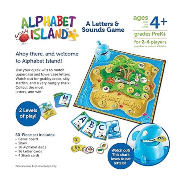 Learning Resources Alphabet Island juego de letras y_2