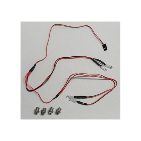 Apex RC Products Kit de 4 luces LED para faros delanteros
