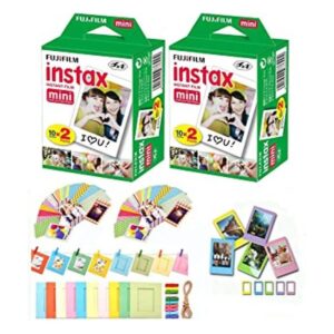 Fuji Instax Mini película instantánea de 40 disparos con_1