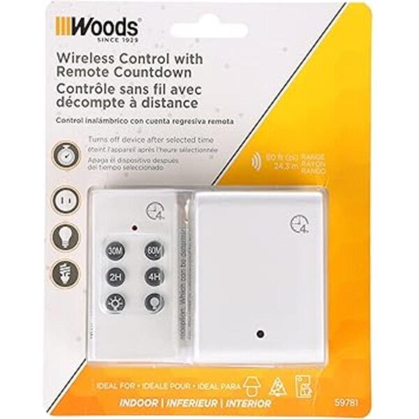 Coleman Cable 59781 Control remoto inalámbrico para