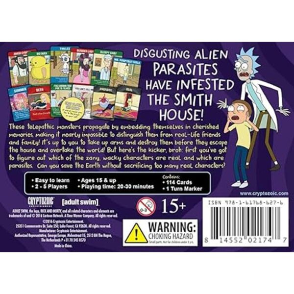 Juego de cartas cooperativo Rick y Morty total Rickall_2