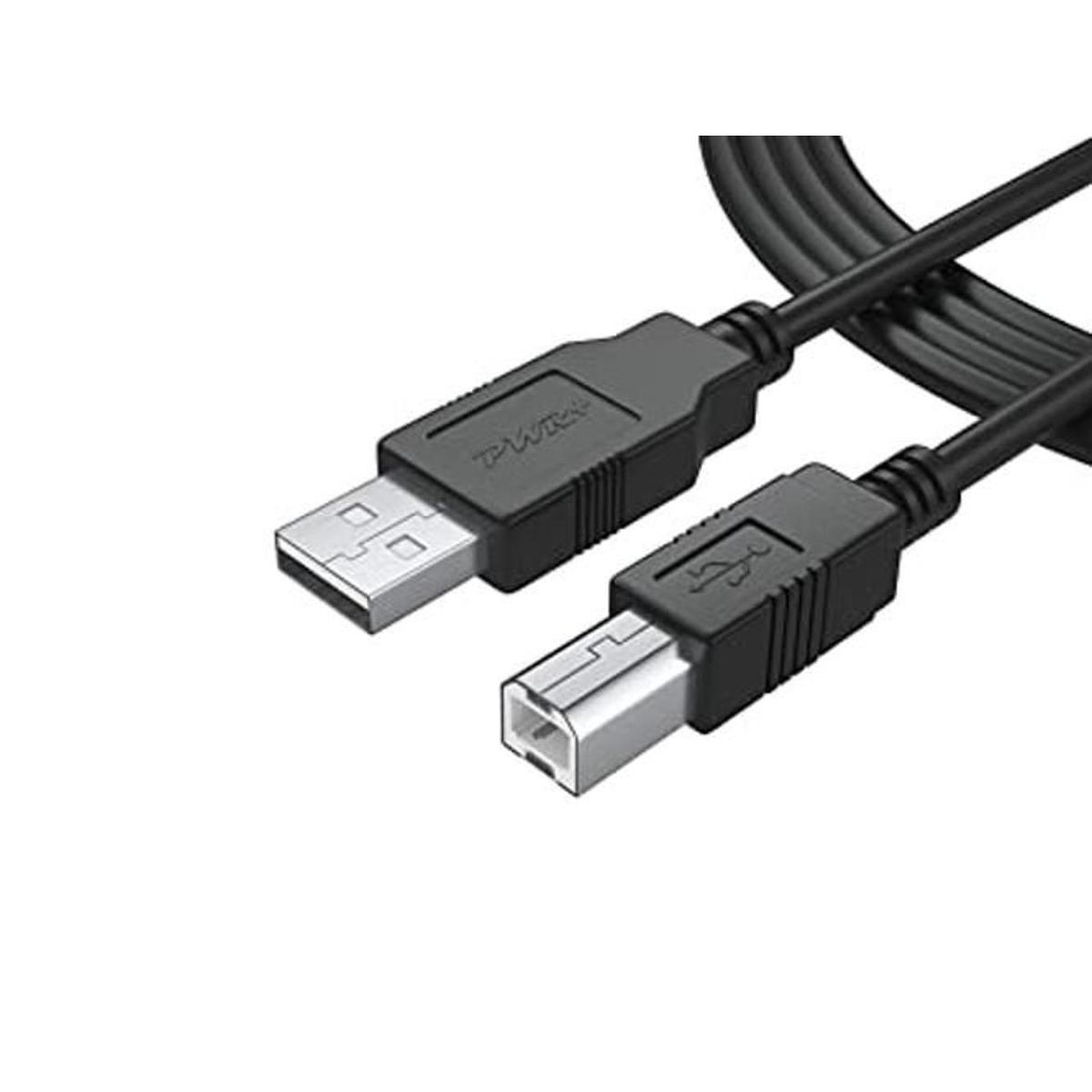 Cable USB2.0 de 6 pies de largo tipo A a tipo B cable de