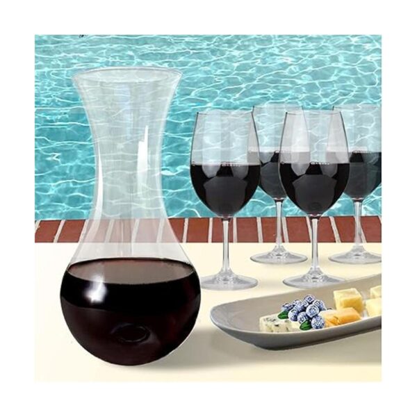 Lilys Home Unbreakable Wine Decanter Premium Carafe is