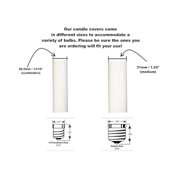 Creative Hobbies 1751 Set of 12 4 Inch Tall White