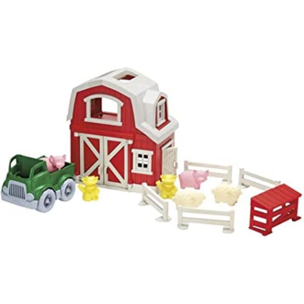 Green Toys Juego de juego de granja 13 piezas de_1