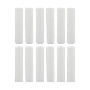 Creative Hobbies 1751 Set of 12 4 Inch Tall White