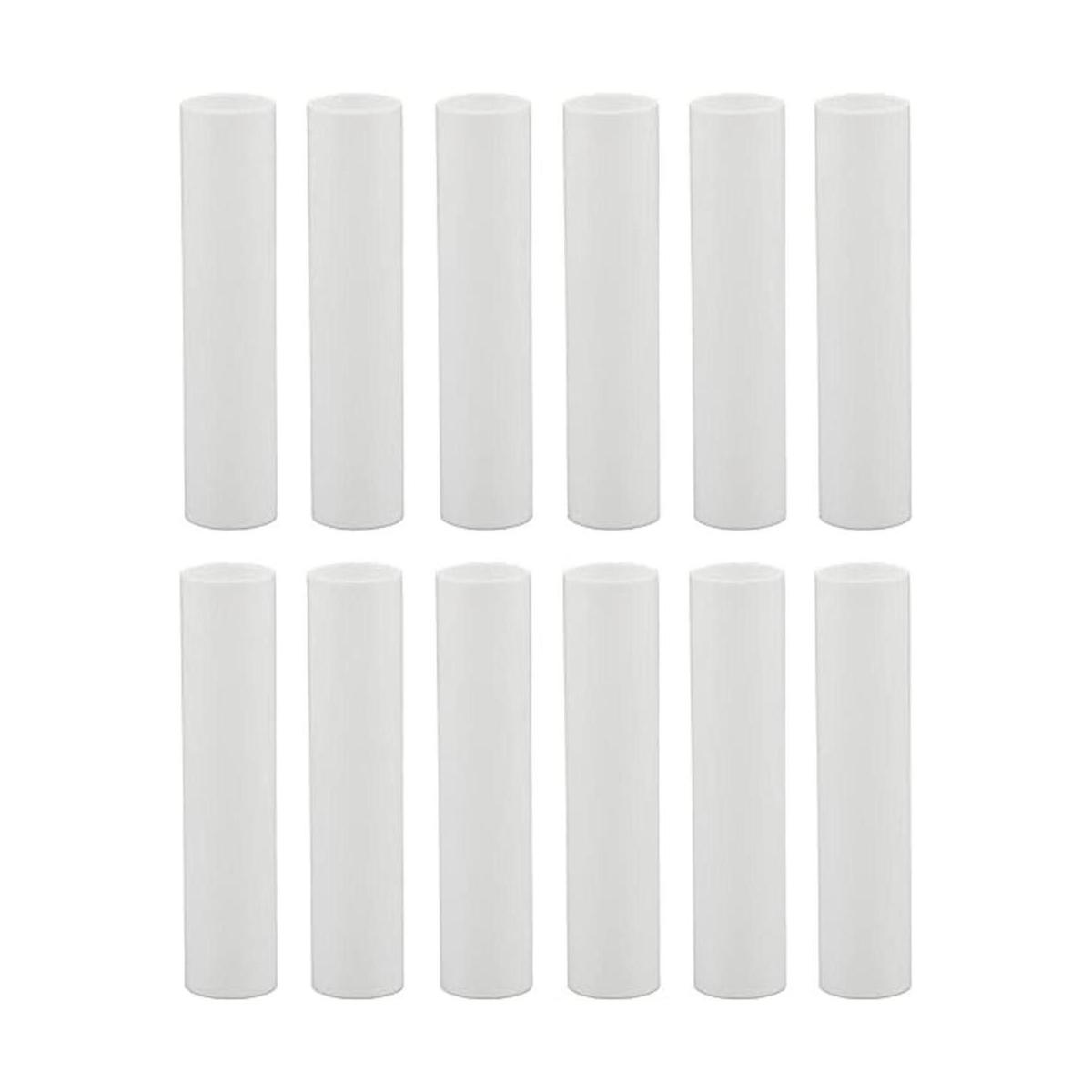 Creative Hobbies 1751 Set of 12 4 Inch Tall White