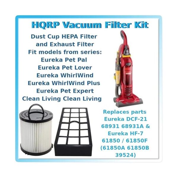HQRP Kit de filtro compatible con Eureka Pet Pal 3271AVZ_2