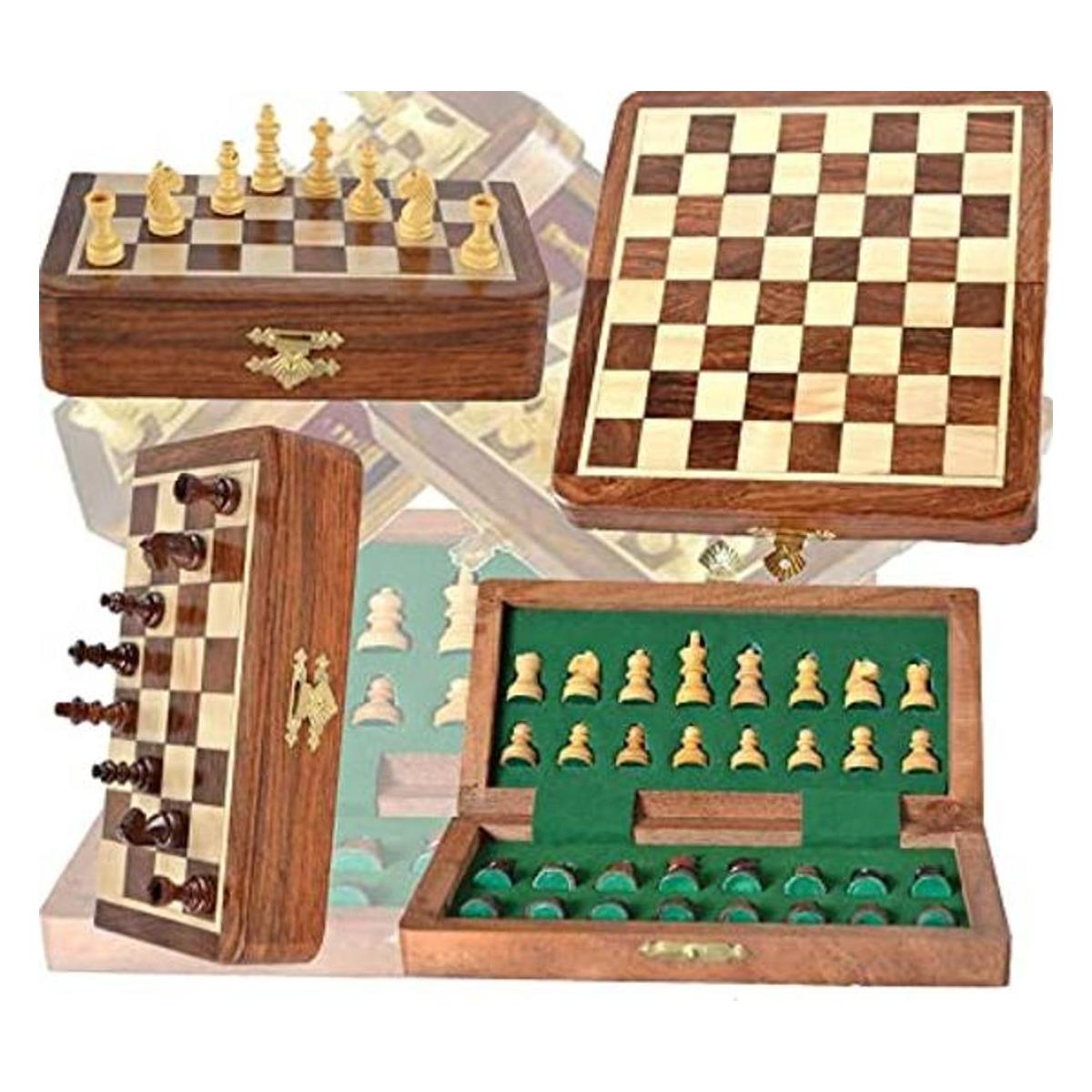 Juego de ajedrez de bolsillo Chess Bazar para viaje