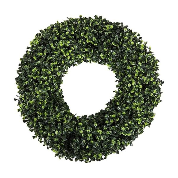 Pure Garden Boj corona artificial15.7 in 15.7 x 4.3 in_2