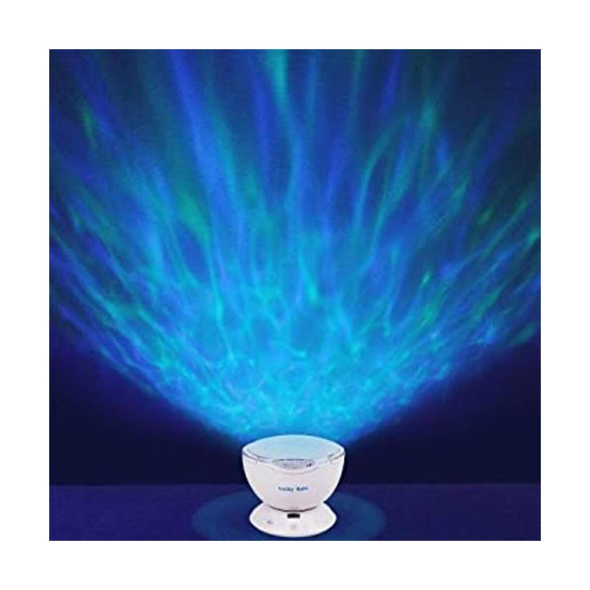 Proyector de luz de olas de océano para la noche con