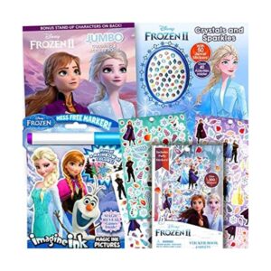 Disney Frozen Juego de 2 libros para colorear y calcomanías_1