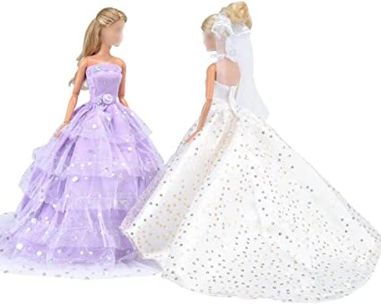 ETING 2 piezas de hermosa ropa de novia vestidos de fiesta
