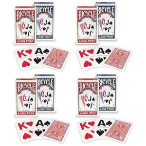 Tarjetas de juego con impresión grande de bicicleta_1