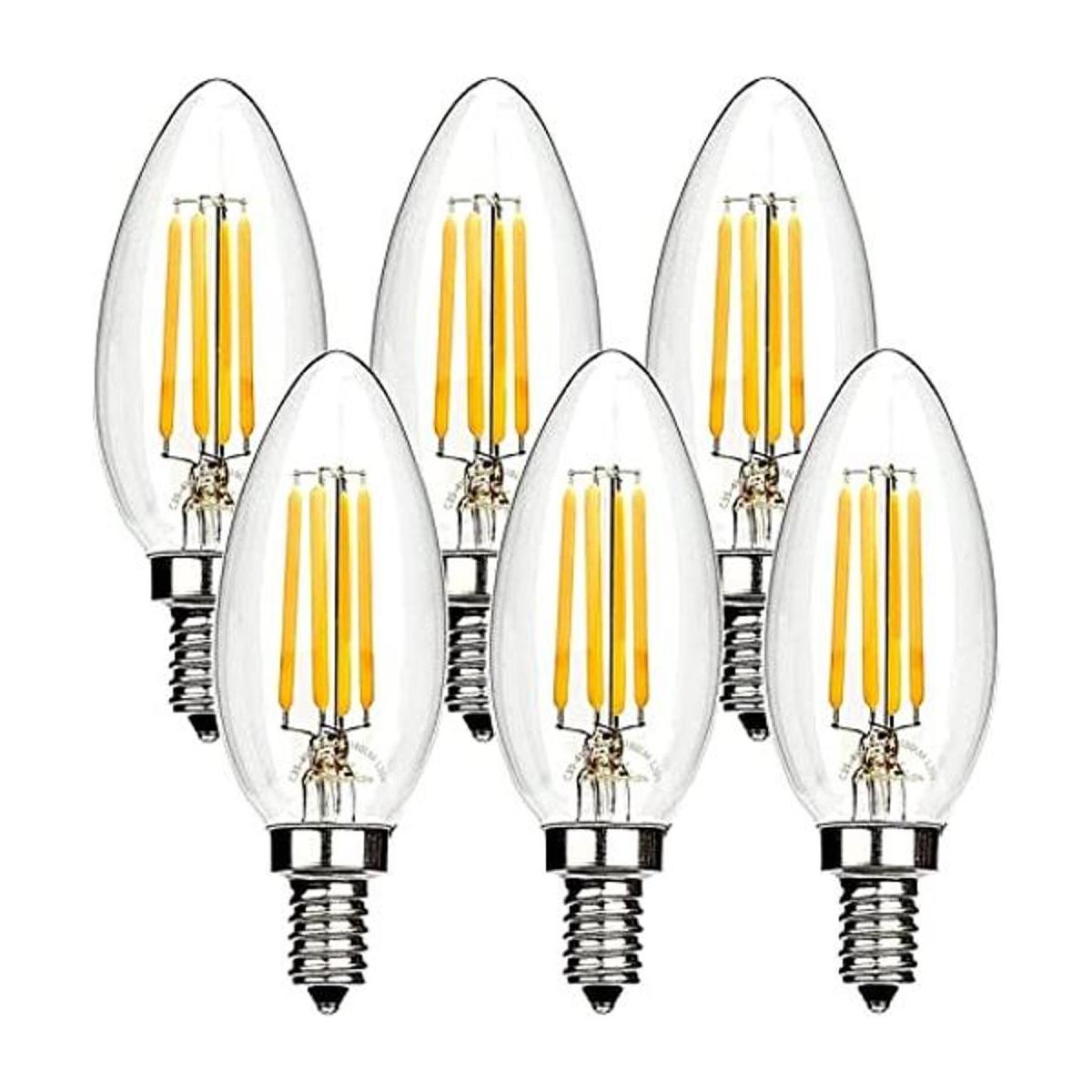 Leadleds Bombilla LED de 4 W equivalente a 40 W