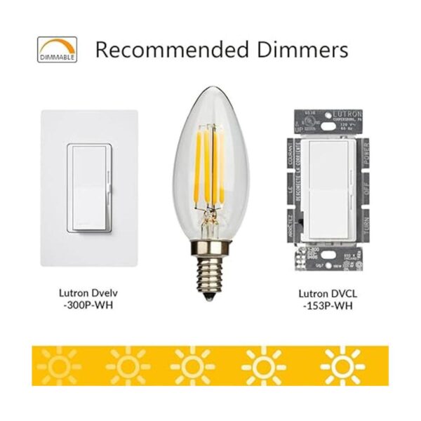 Leadleds Bombilla LED de 4 W equivalente a 40 W_6