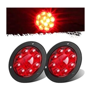 Partsam Luces traseras ledes redondas para remolque 4_1