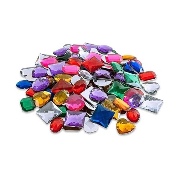 Super Z Outlet Joyas adhesivas de colores surtidos de 1