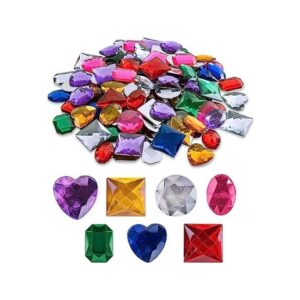 Super Z Outlet Joyas adhesivas de colores surtidos de 1
