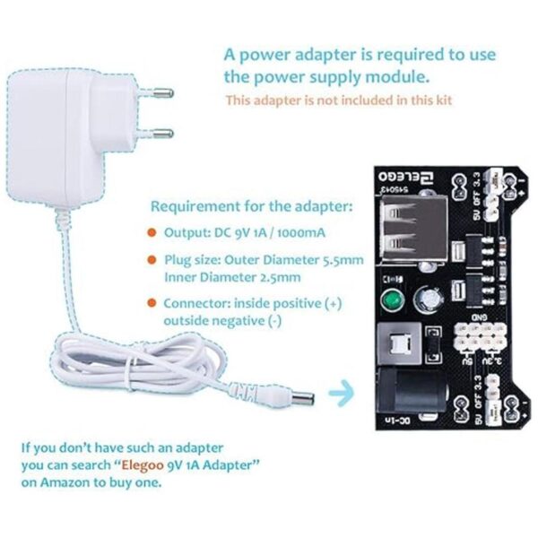 ELEGOO Kit electrónico divertido con resistencia de cable_4