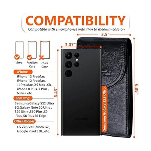 Hengwin Funda de piel auténtica para teléfono celular para_3
