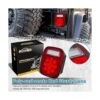 Partsam 2x luces de freno y giro rojocolor blanco de 39_3