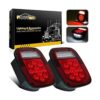 Partsam 2x luces de freno y giro rojocolor blanco de 39_1
