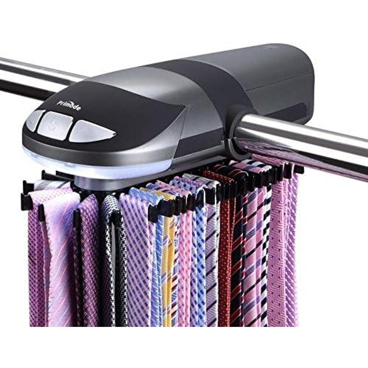 Primode Motorized estante para corbatas rotatorio
