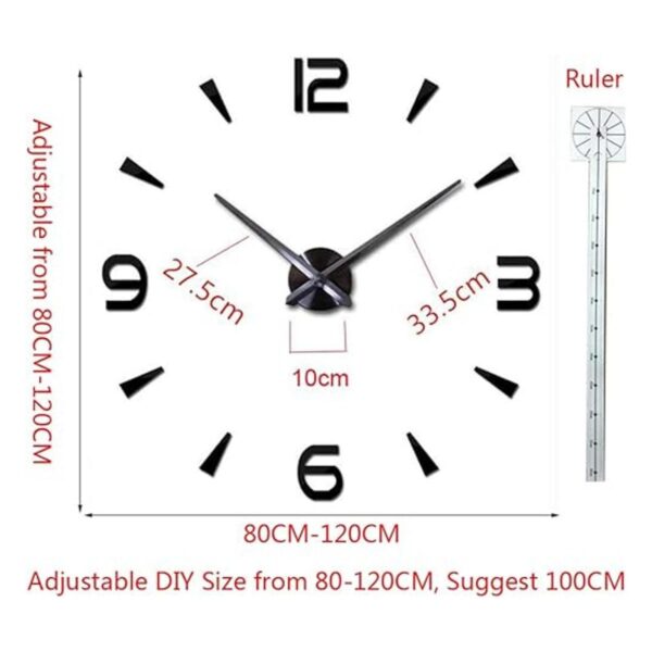 FASHION IN THE CITY. Reloj de pared con superficie de