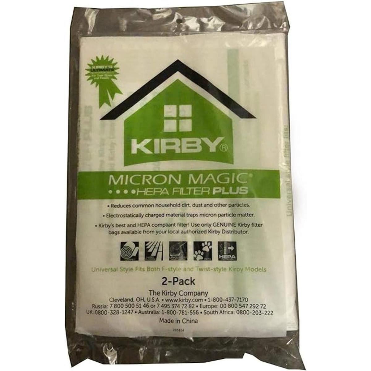 Kirby Micron Magic Micro Allergen 205814A. Bolsas para