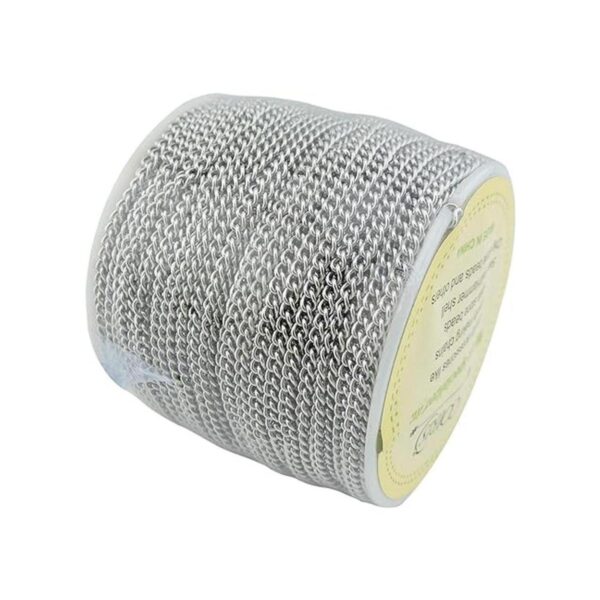 Cadenas de acero inoxidable de 33 pies trenzadas para_4