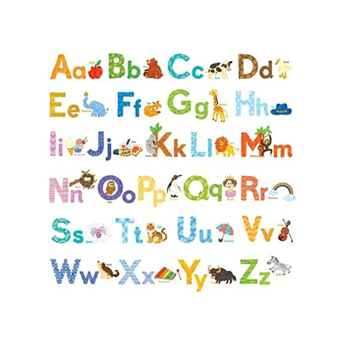 DECOWALL DW1608S Calcomanías acuarela de animales para