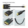 Cable Mini DisplayPort a DVI cable Benfei Mini_6