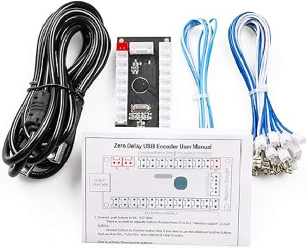 Easyget 2 Player Zero Delay Generic Game Controller USB a