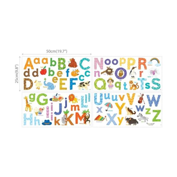 DECOWALL DW1608S Calcomanías acuarela de animales para_5
