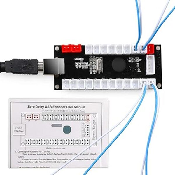 Easyget 2 Player Zero Delay Generic Game Controller USB a
