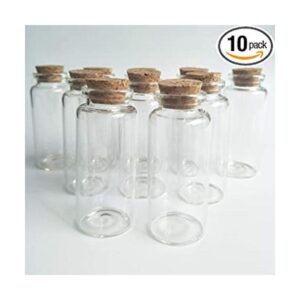 Luo House 10 unidades de 30x80mm 40ml. Botella de vidrio_1