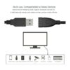 SaiTech IT Paquete de 4 cables adaptadores de enchufe USB_4