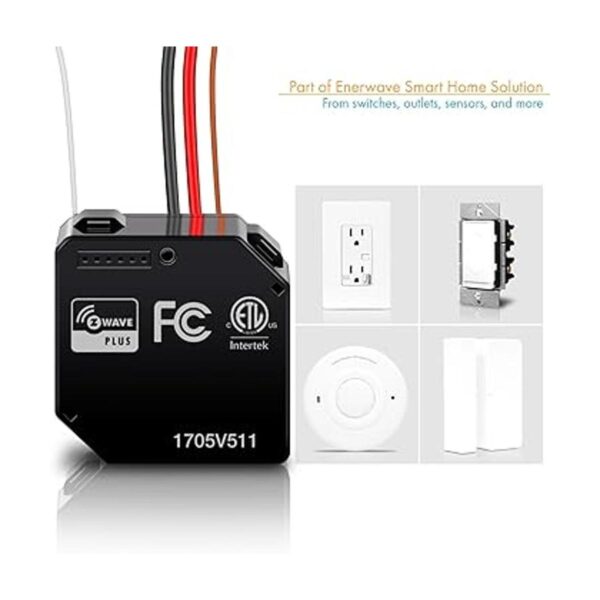 Módulo de interruptor inteligente por relé Enerwave ZWave