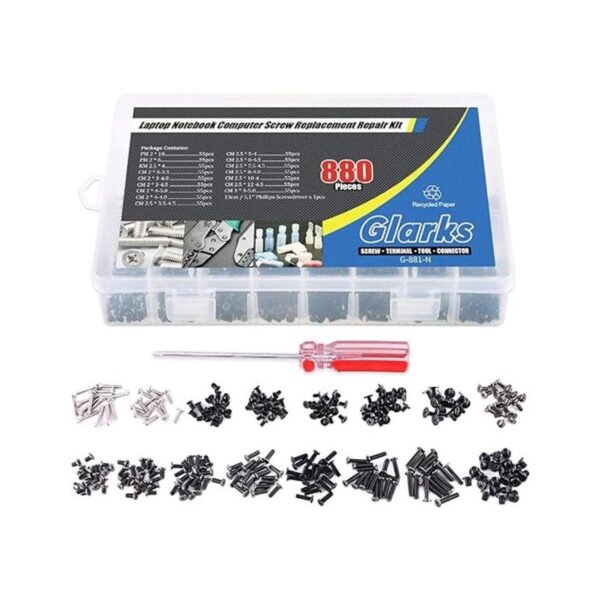 Glarks Kit de reparación de tornillos de repuesto para_3