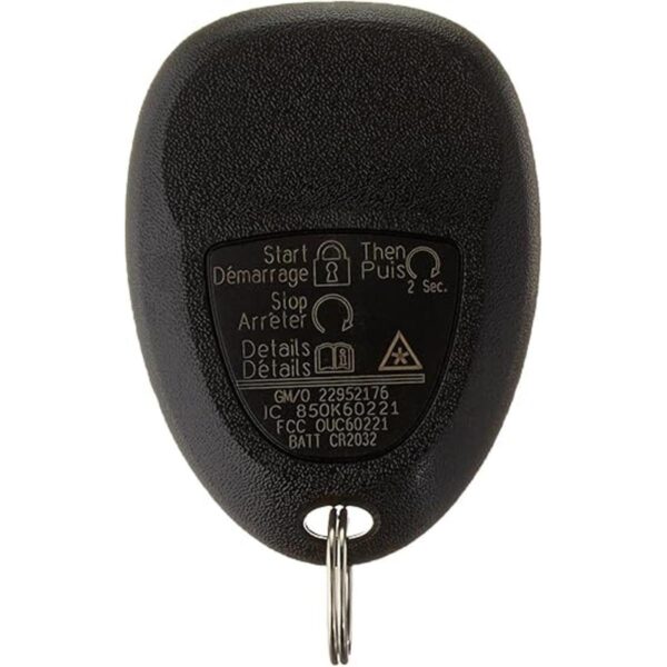 GM accesorios 22952176 5 Button Keyless Entry Remote Key_2