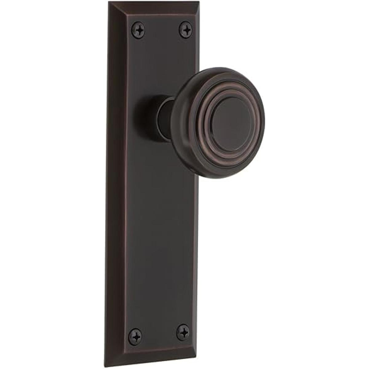 Nostálgico Warehouse Plato de Nueva York con Deco Knob