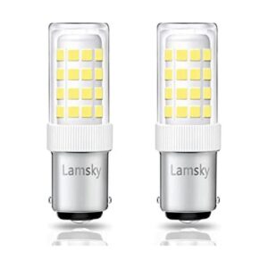 Lamsky BA15D Bombilla LED de doble contacto con base de