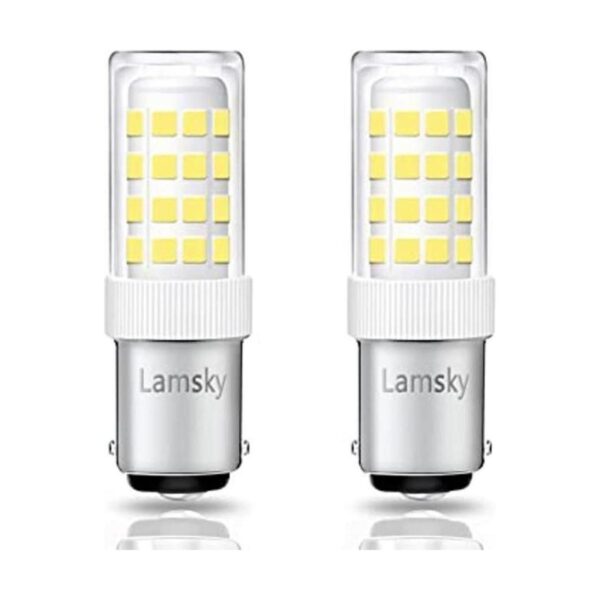 Lamsky BA15D Bombilla LED de doble contacto con base de