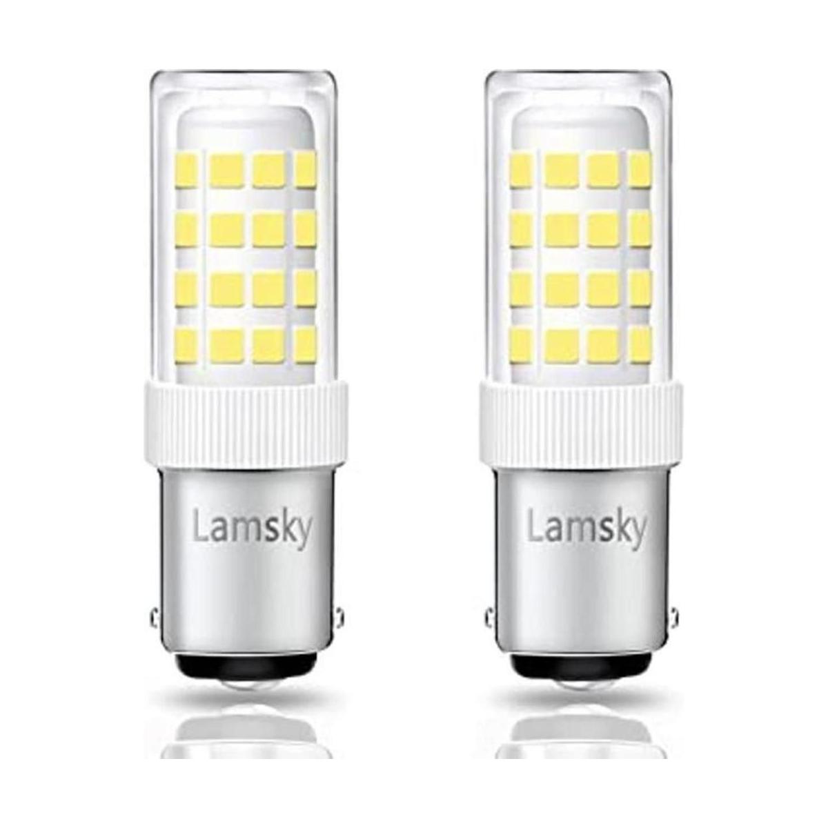 Lamsky BA15D Bombilla LED de doble contacto con base de