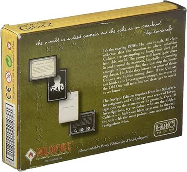 Eres el cultist Intriga Edition Juego de mesa_2