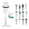 PF WaterWorks ClogFREE Tapón universal nunca se obstruye_3